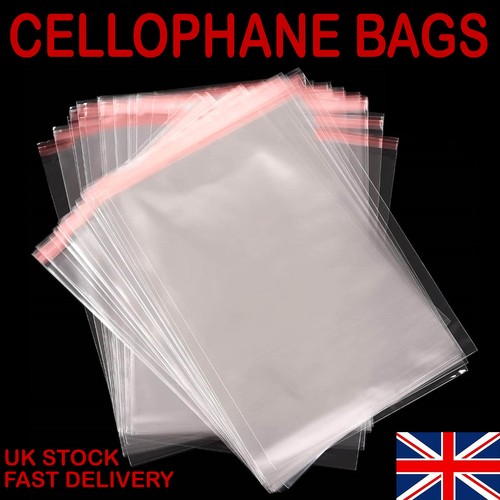 Clear cellophane self - clear, seal