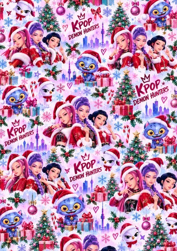 Kpop christmas gift wrap - gift,