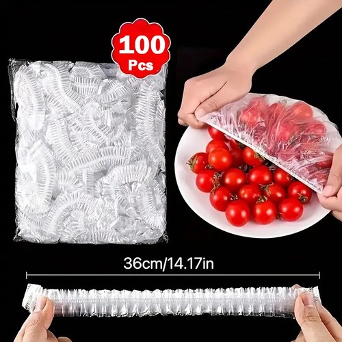 100pcs reusable elastic food - reusable,