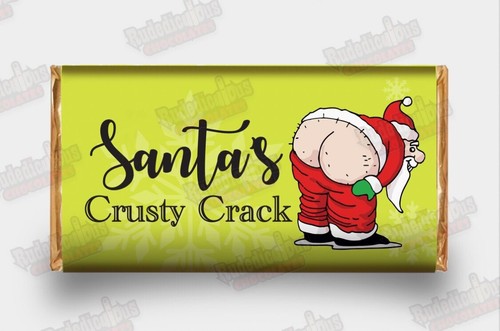 Rude christmas funny chocolate - christmas,