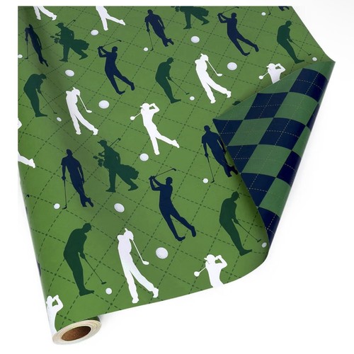 Golf themed wrapping - wrapping, paper