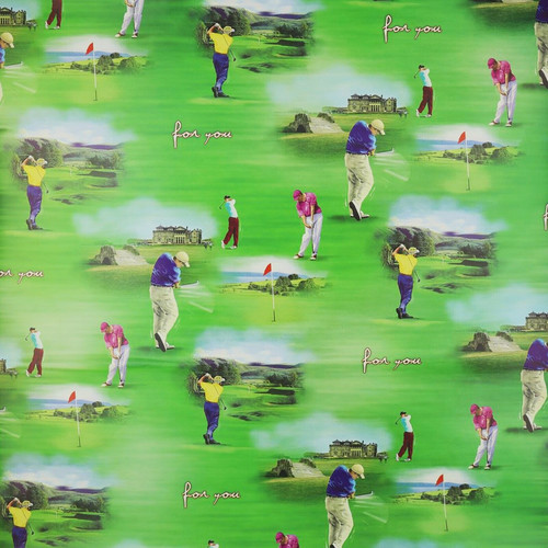 Golf wrapping paper - golf,