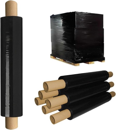 Black pallet wrap - pallet, film