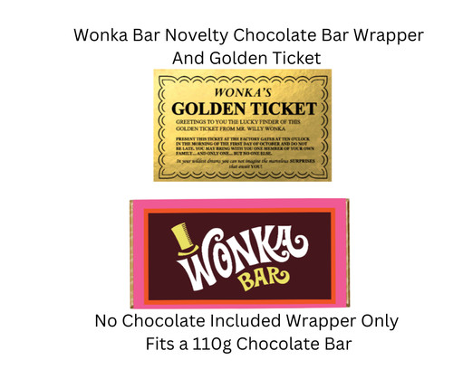 Willy wonka chocolate bar - wonka,
