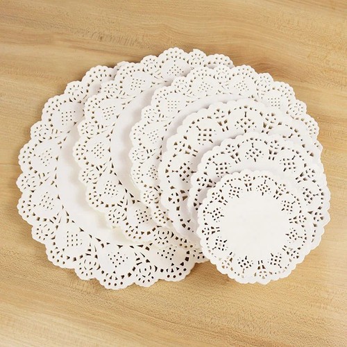 100pcs white hollow out - white,