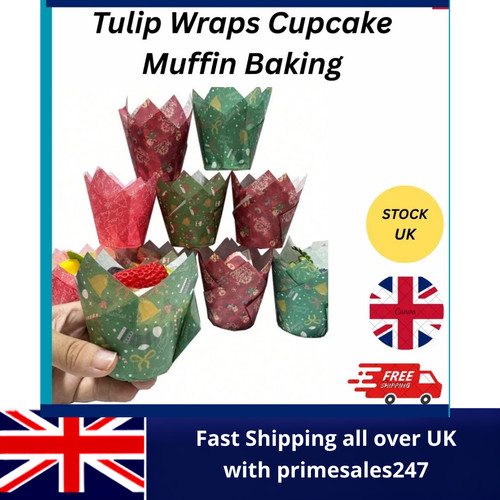 50pcs tulip wraps cupcake - 50pcs/,