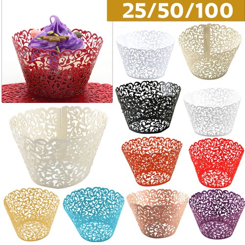 Filigree cupcake wrapper cases - cupcake,