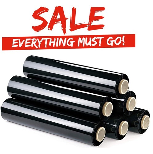 Black pallet wrap stretch - wrap,