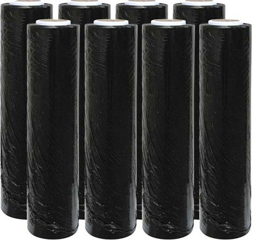 Strong black pallet wrap - black, rolls