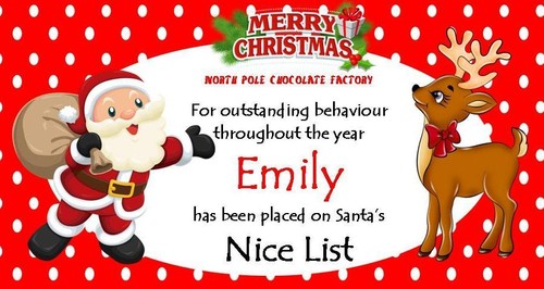 Christmas santa nice - christmas, list