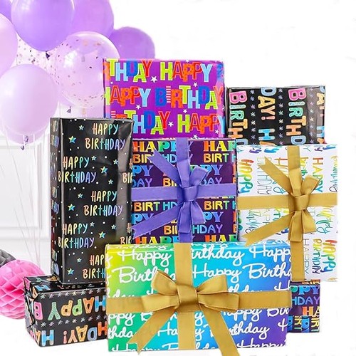 Birthday wrapping paper - wrapping, paper–6