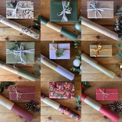 Christmas wrapping paper kraft - paper,