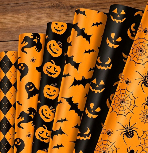 Halloween gift wrap - halloween,