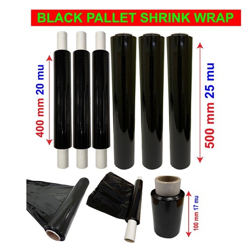 Black strong pallet - black, stretch