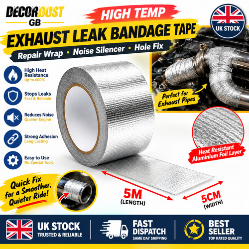 Exhaust leak bandage - leak, tape