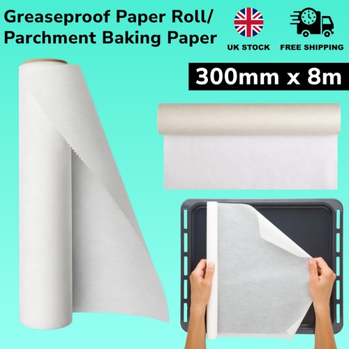 White baking parchment paper - parchment,