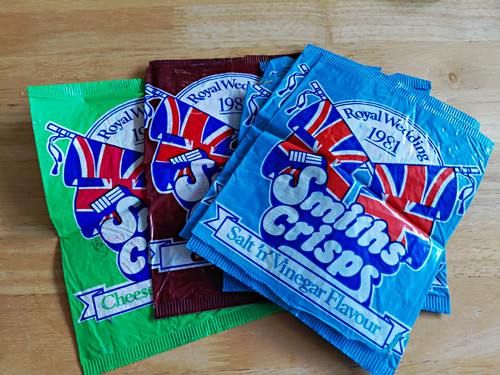 Smiths crisps vintage - smiths, wrappers