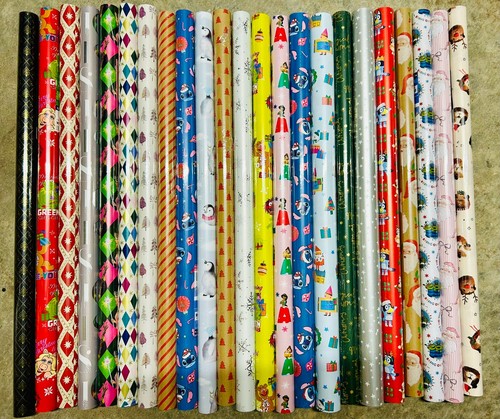 40m christmas wrapping - christmas, paper